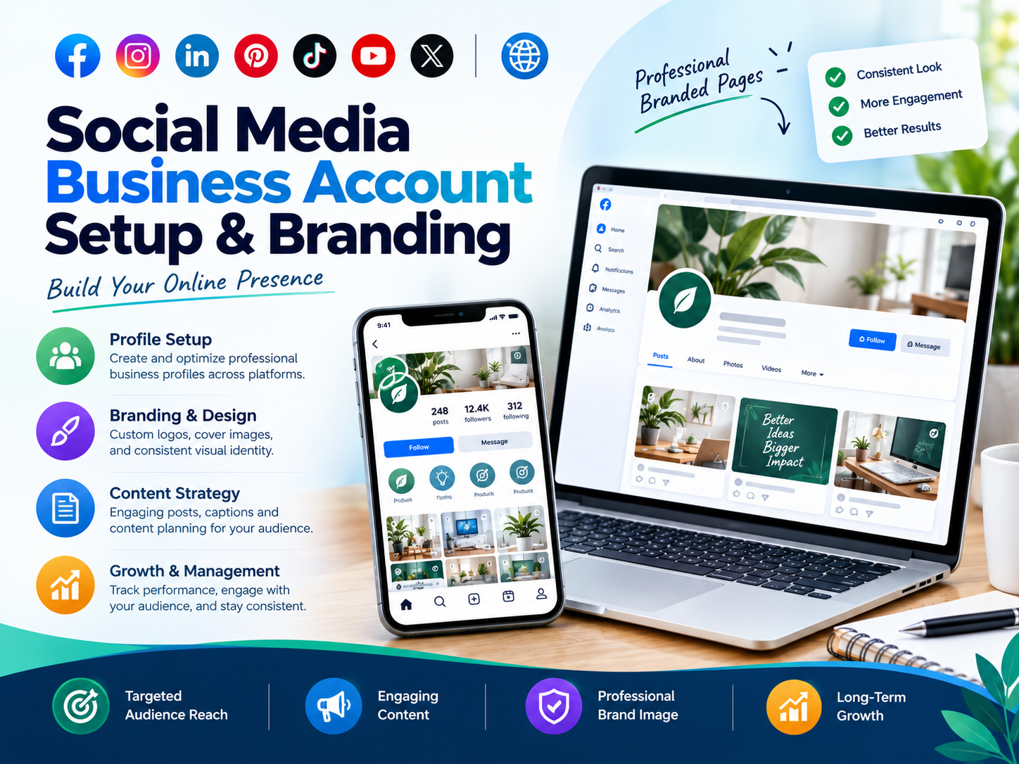 Social Media Account Setup & Profile Branding project thumbnail